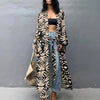 Kimono largo estampado