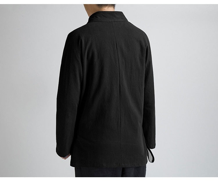 kimono para hombre negro