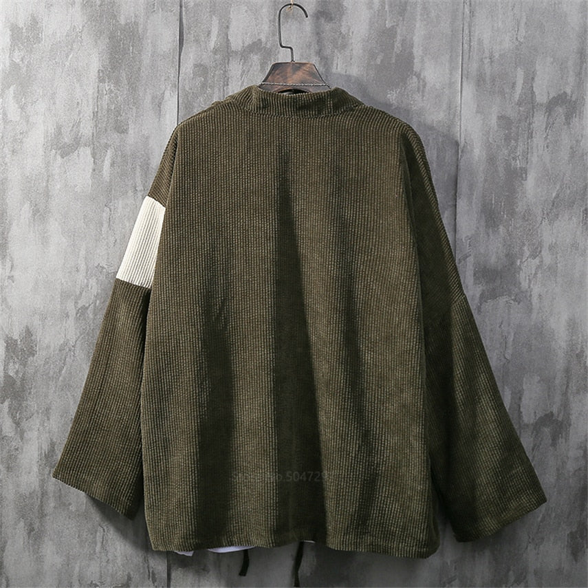 abrigo kimono terciopelo zara