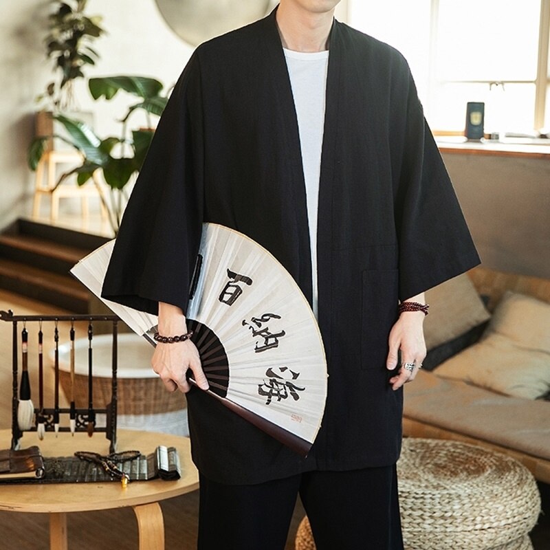 kimono hombre zara