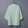 kimono verde liso
