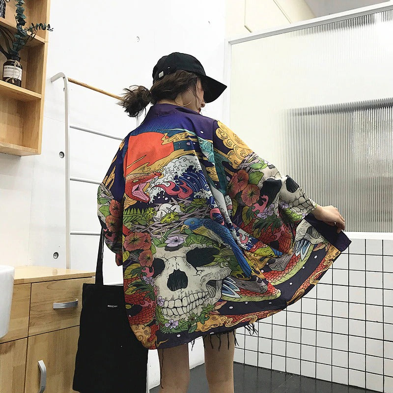 punk rave kimono
