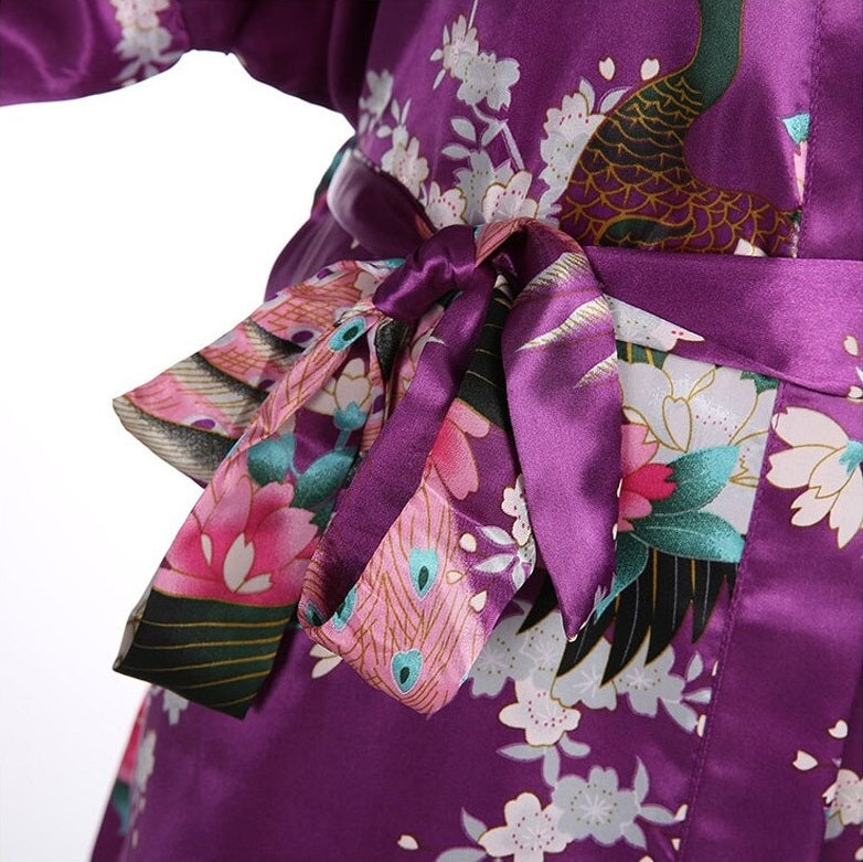Kimono púrpura