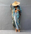 tie dye kimono mujer
