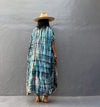 tie dye vestido kimono
