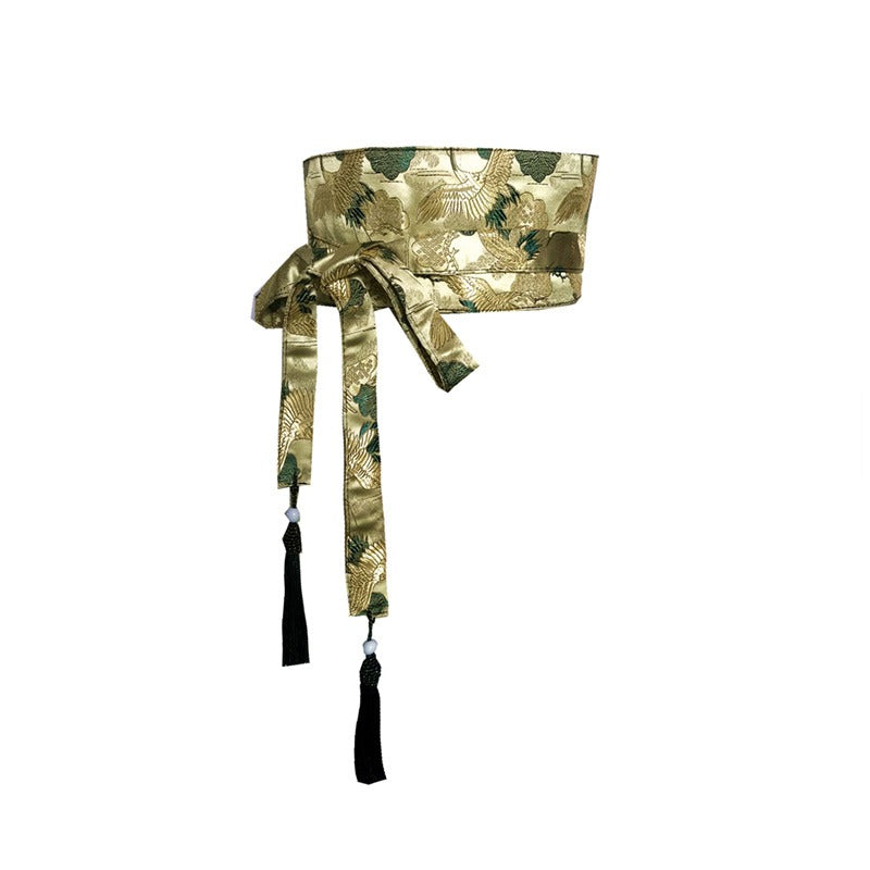 Cinturón obi - Pájaro dorado japonés