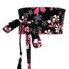 Cinturón obi japonés - cerezos en flor