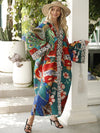 Kimono Estampado con flores colores