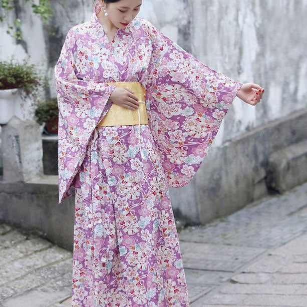 Traje Típico Kimono Tradicional Chino Traje Tipico Japones Mujer
