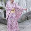 kimono japones de flores
