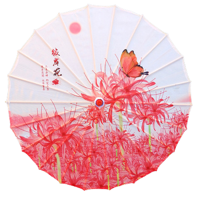 Paraguas mariposa japonés