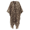 chaqueta leopard print kimono