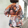 kimono fantasy marron