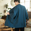 kimono hombre zara azul