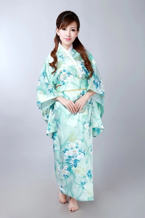 kimono japones de seda