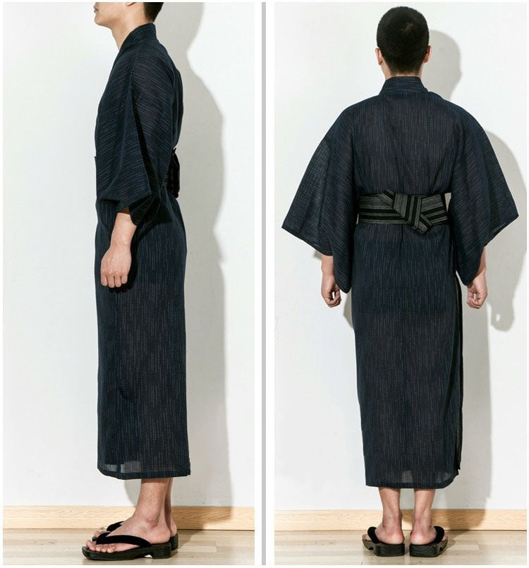Kimono negro tradicional hombre Japonés ▻ Oh Really