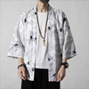 kimono moderno hombre blanco