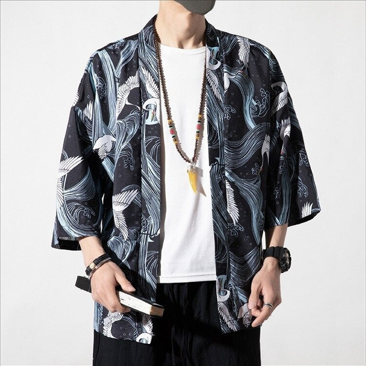 kimono streetwear hombre 