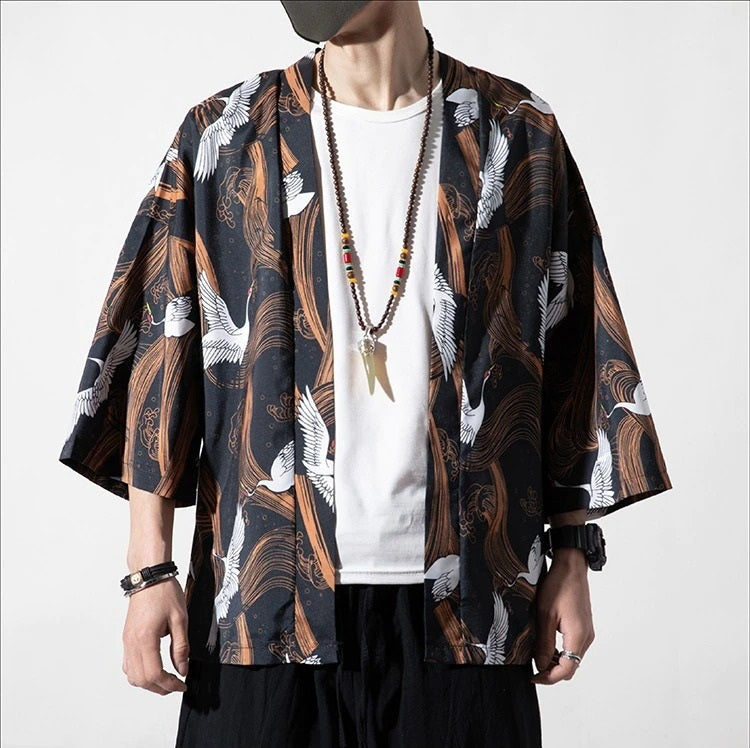 kimono streetwear pajaro 