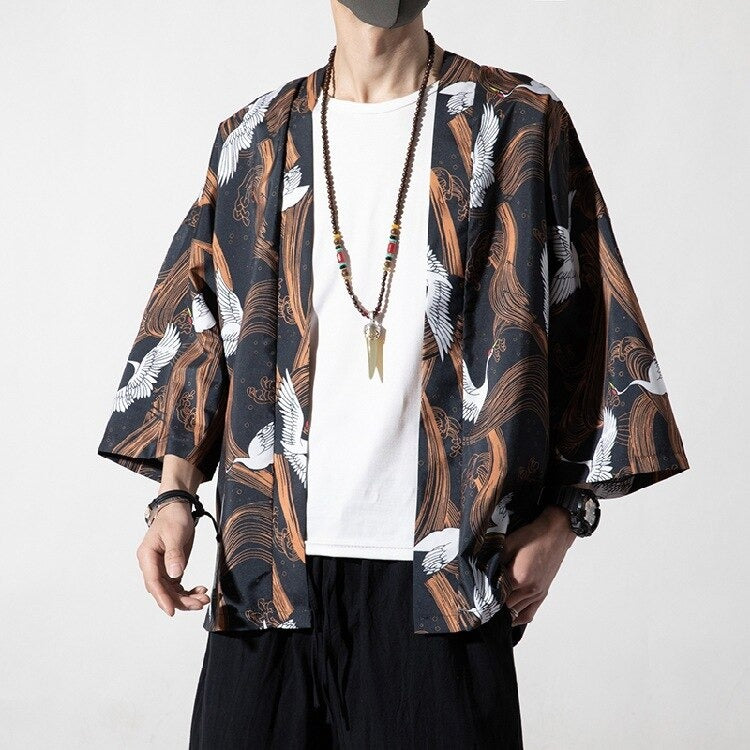 kimono streetwear pajaro 