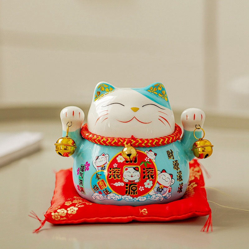 Tazza gatto Maneki Neko rosa - Giusmìn