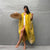 Camisa kimono mujer amarillo